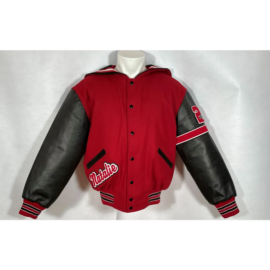 Plattsburg High School Complete Letter Jacket - Customization ID TlTSDxyCQKVvncmL_I0lyrR3