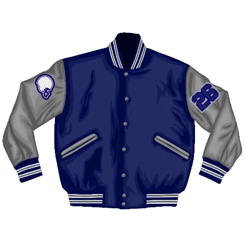 Mill Valley High School Complete Letter Jacket - Customization ID MD7Q0EL-GIJnM5GqnxoZg4ZG